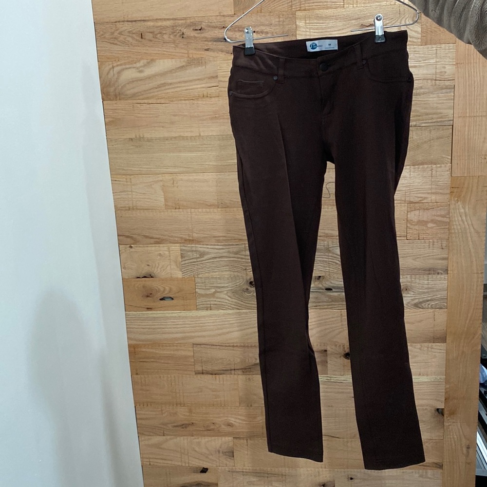 Brown skinny jeans